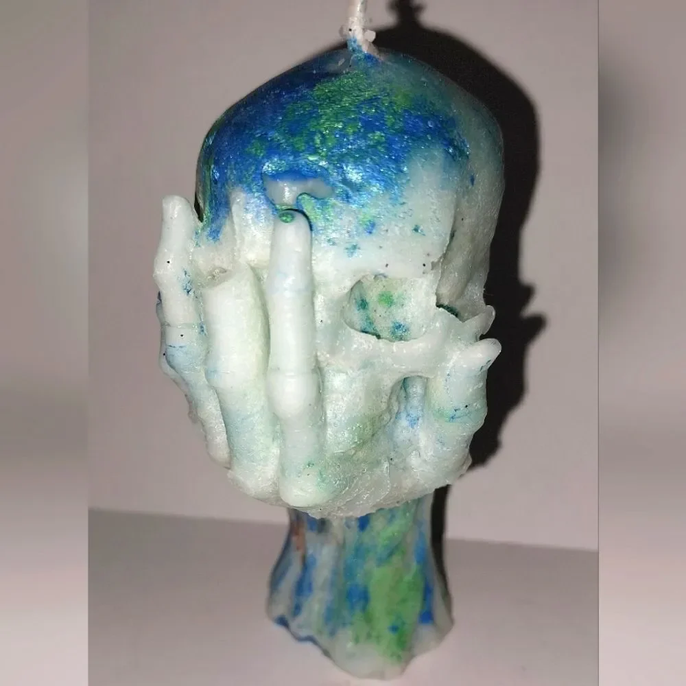 Hand crafted limited edition from our Raging skull candls collection